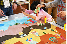 子どもたちと未来の海老名の街をつくろう！アートワークイベントが開催